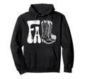 Pumpkin Fall Western Cowgirl Boots Hoodie - Aesthetic Graphic for Adults - T-Shirt, Sweatshirt, Hoodie