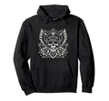 Biker Motorcycle Skull Legend Hoodie - Graphic Print Men Women - T-Shirt, Sweatshirt, Hoodie