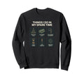 Yoga Things I Do My Spare Time Sweatshirt - Novelty Apparel for Adults - T-Shirt, Sweatshirt, Hoodie