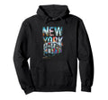 New York Train Graffiti Nyc Subway Car Hoodie - Minimalist Print Unisex - T-Shirt, Sweatshirt, Hoodie