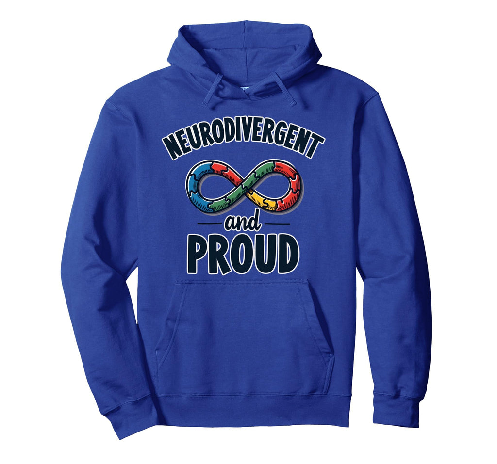 Neurodivergent And Proud Autism Hoodie - Trendy Graphic for Adults - T-Shirt, Sweatshirt, Hoodie