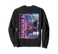 Fukuoka City 80S Synthwave Sweatshirt - Fun Novelty Design for Adults - T-Shirt, Sweatshirt, Hoodie