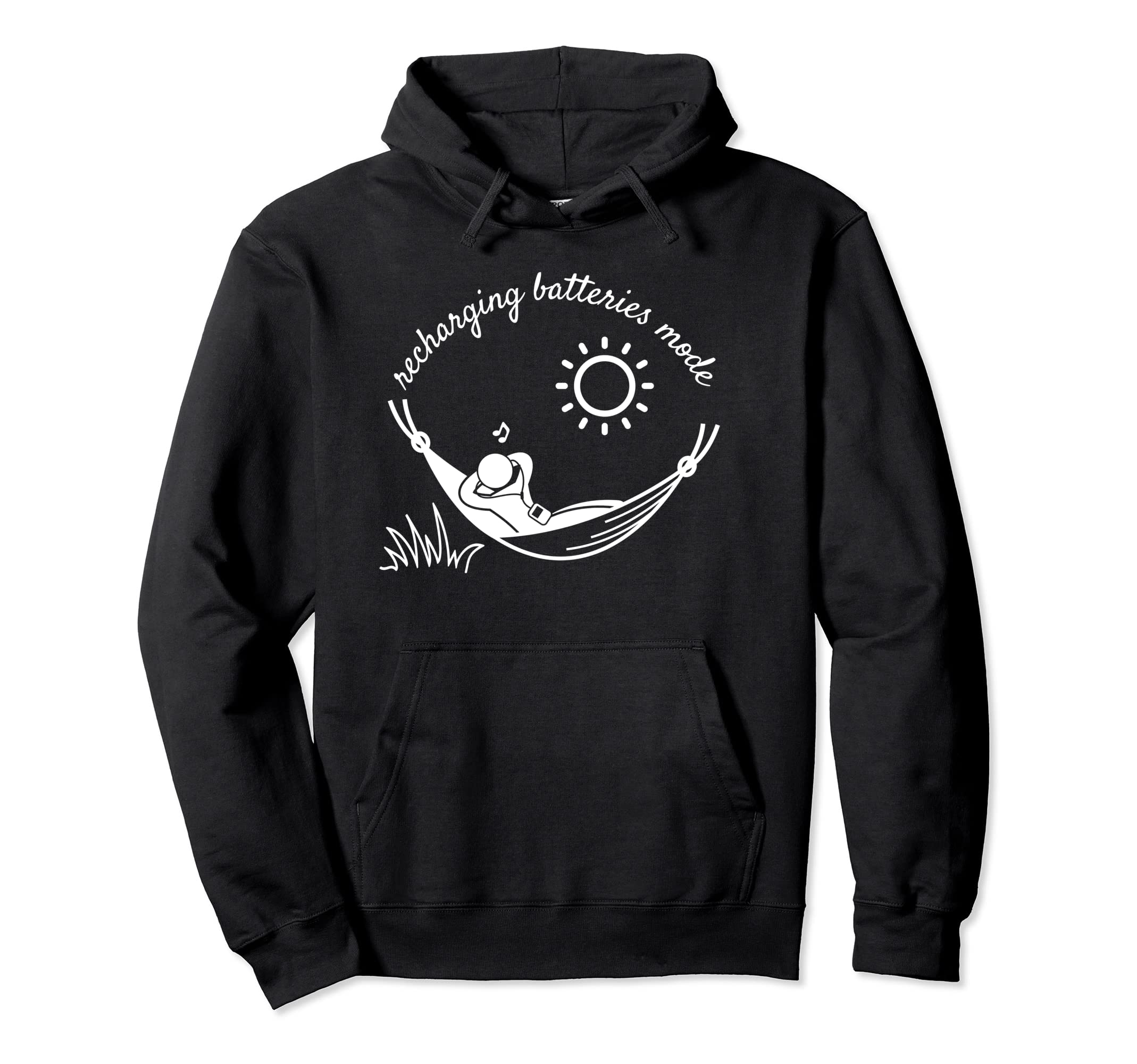 Recharging Batteries Mode Self Love Hoodie - Aesthetic Graphic Men Women - T-Shirt, Sweatshirt, Hoodie
