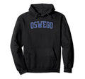 Oswego Ny Distressed Blue Varsity Hoodie - Unique Graphic Men Women - T-Shirt, Sweatshirt, Hoodie