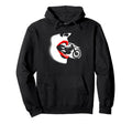 Red Lips Dirt Bike Motorcycle Lover Hoodie - Fun Novelty Design for Adults - T-Shirt, Sweatshirt, Hoodie