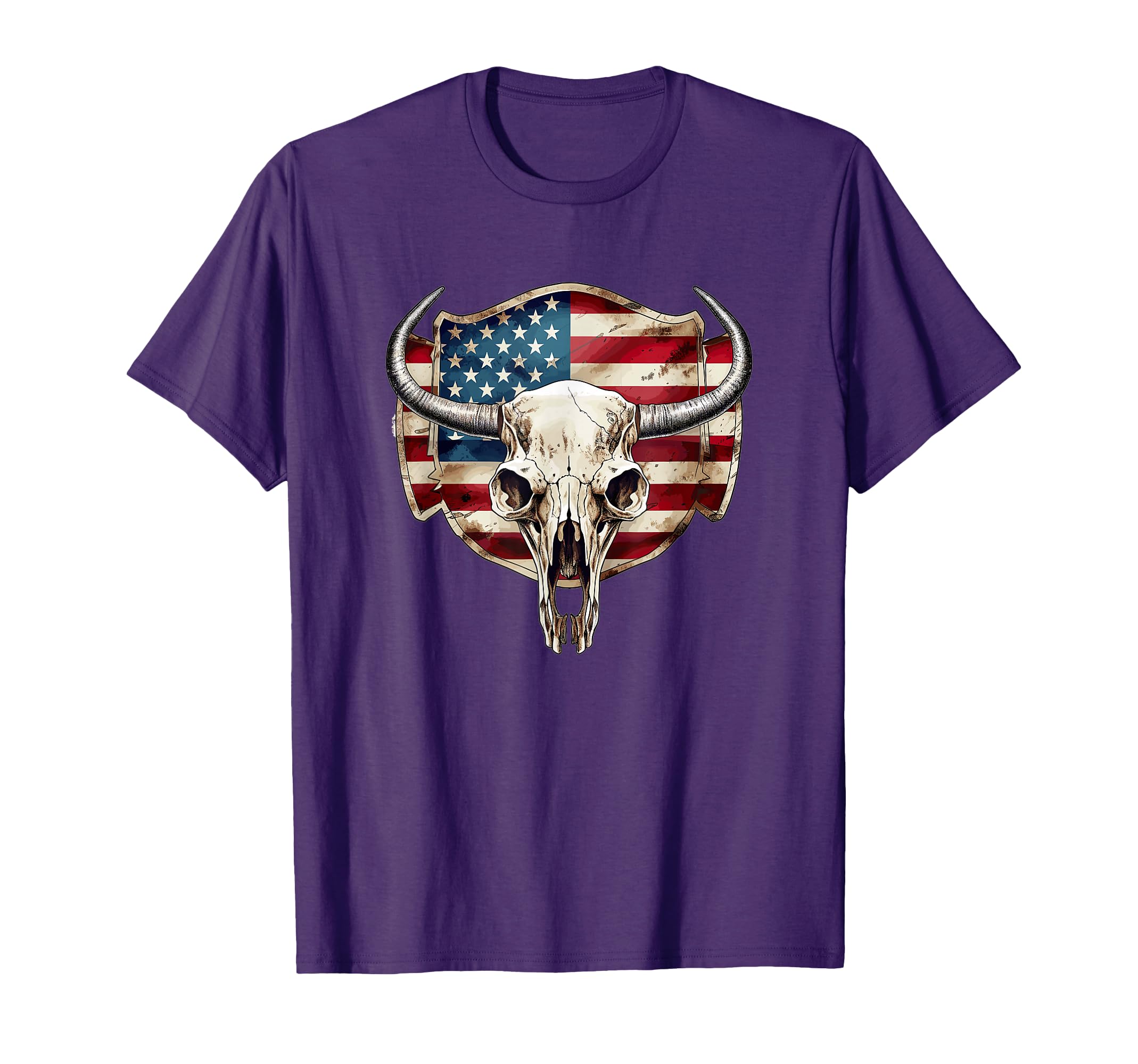 Cow Bull Cattle Skull Head Western T-Shirt - Aesthetic Graphic for Adults - T-Shirt, Sweatshirt, Hoodie