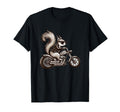 Squirrel Riding Motorcycle T-Shirt - Casual Everyday Wear for Adults - T-Shirt, Sweatshirt, Hoodie