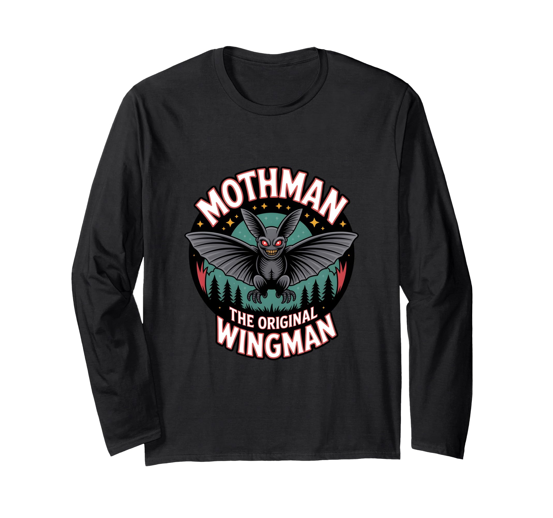 Moth Mann Cryptid Anti Social T-Shirt - Novelty Apparel Men Women - T-Shirt, Sweatshirt, Hoodie