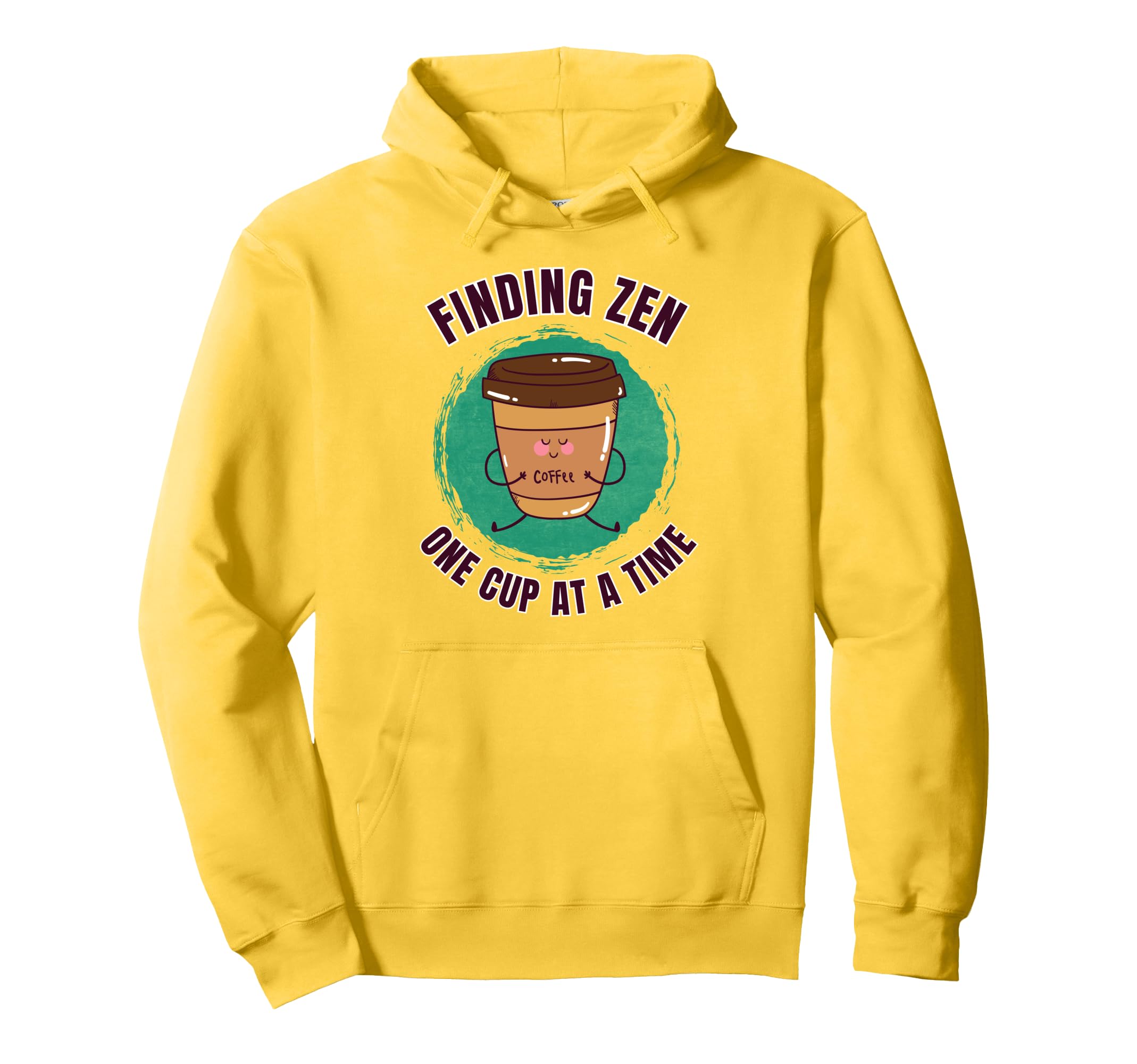 Funny Coffee Motivation Yoga Hoodie - Minimalist Print Men Women - T-Shirt, Sweatshirt, Hoodie