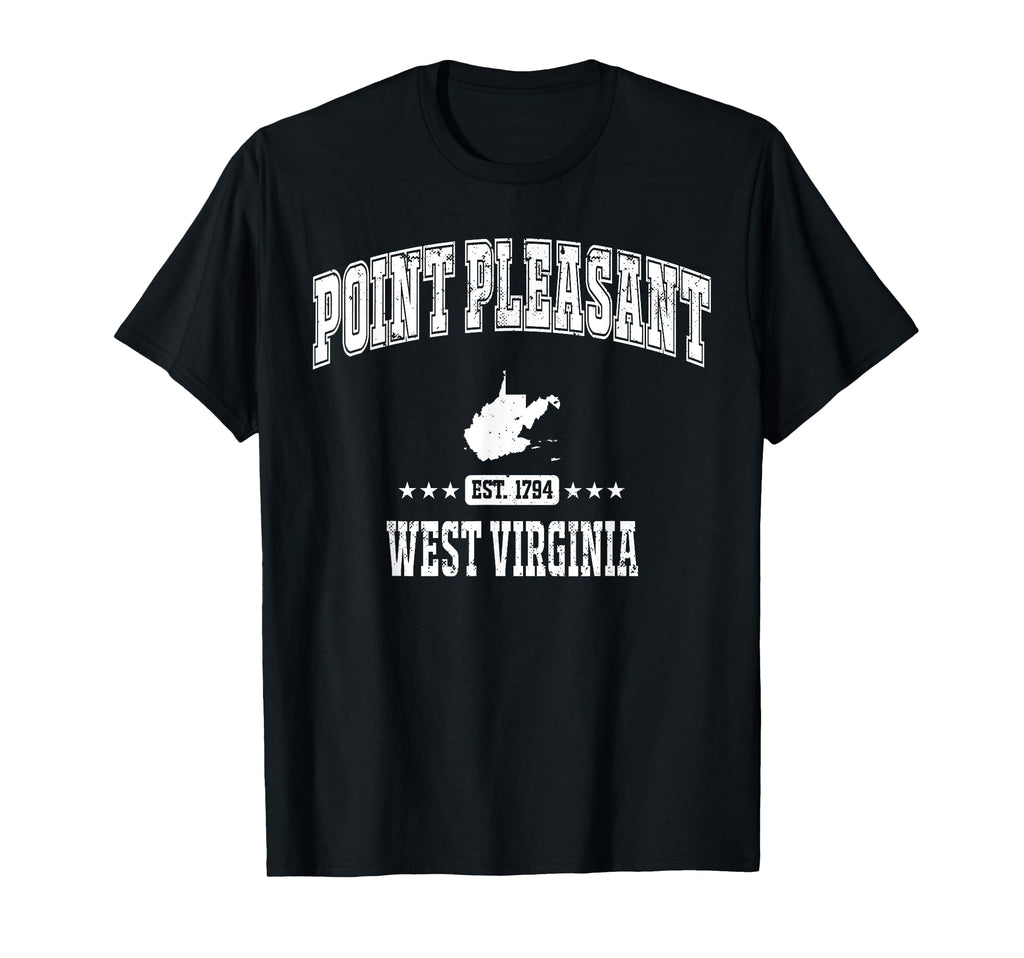 Point Pleasant West Virginia Wv Sports T-Shirt - Unique Graphic Unisex - T-Shirt, Sweatshirt, Hoodie