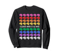 Celebrate Minds All Kinds Rainbow Sweatshirt - Custom Art Print Men Women - T-Shirt, Sweatshirt, Hoodie