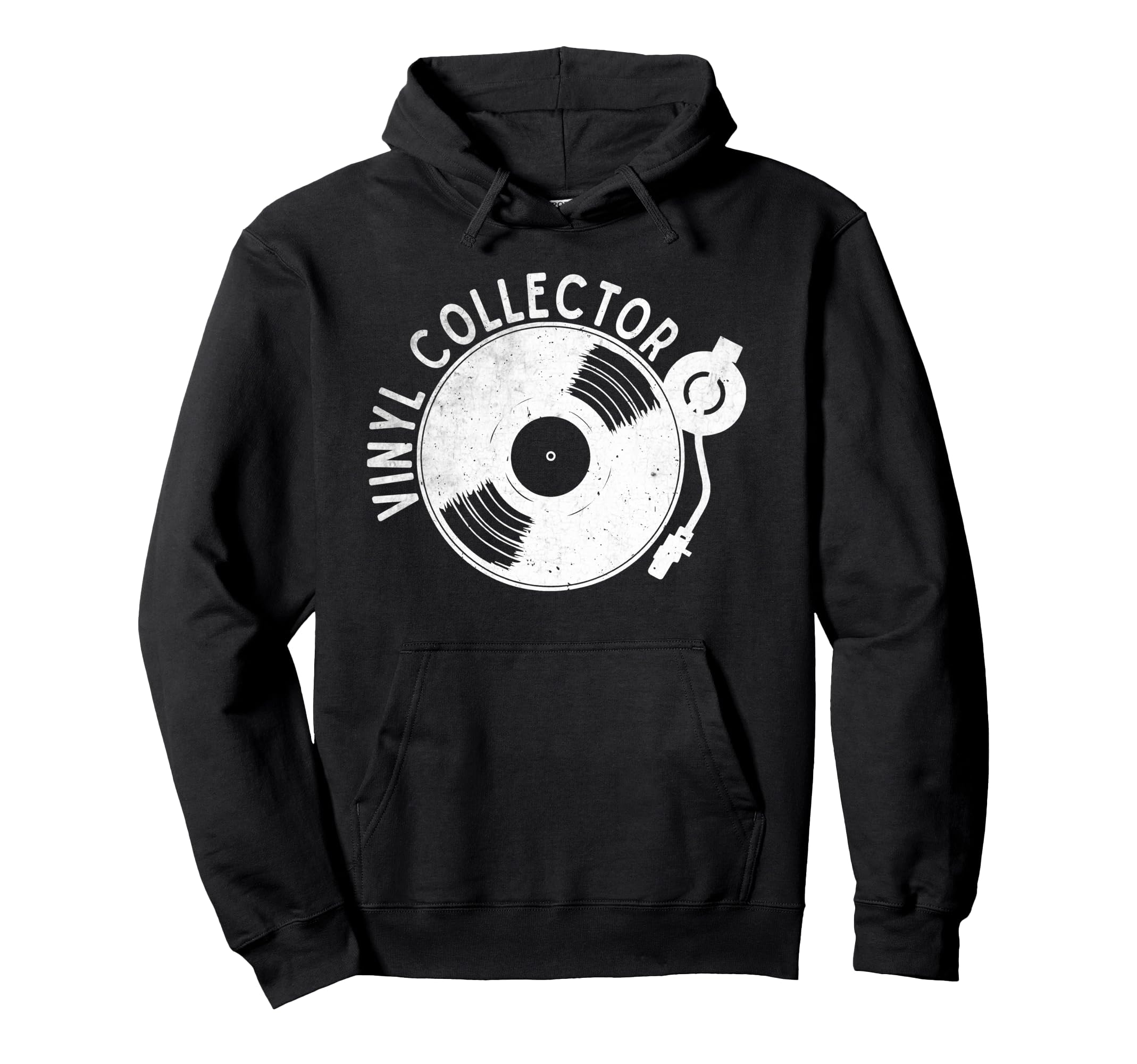 Vinyl Collector Music Lover Record Hoodie - Streetwear Style for Adults - T-Shirt, Sweatshirt, Hoodie