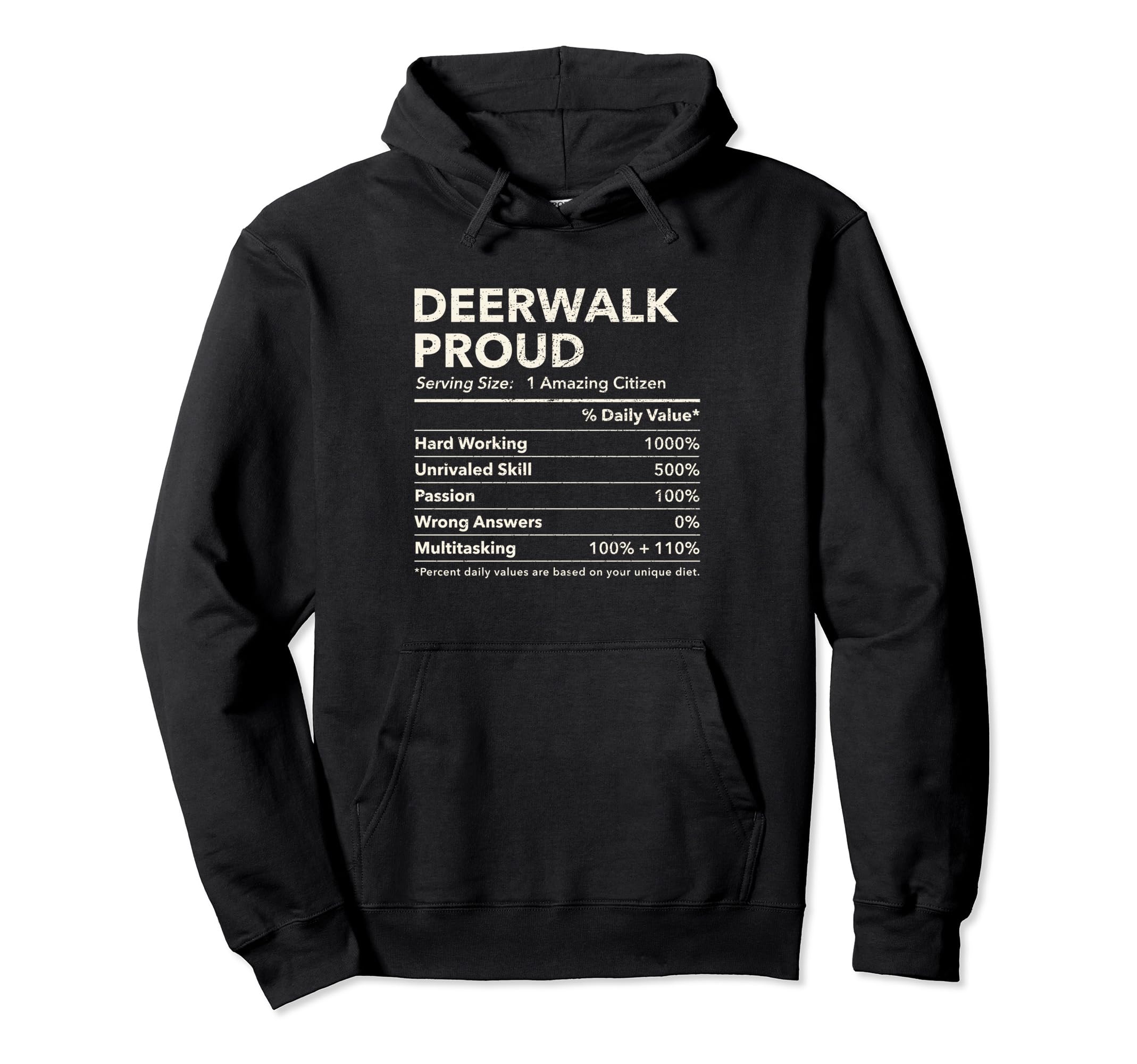 Deerwalk West Virginia Proud Hoodie - Minimalist Print for Adults - T-Shirt, Sweatshirt, Hoodie