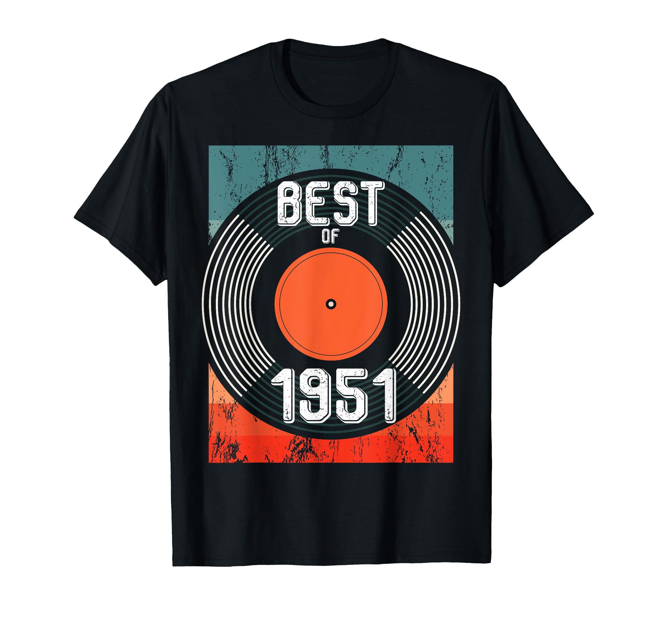 Best 1951 Vinyl Record 71 Birthday T-Shirt - Aesthetic Graphic for Adults - T-Shirt, Sweatshirt, Hoodie