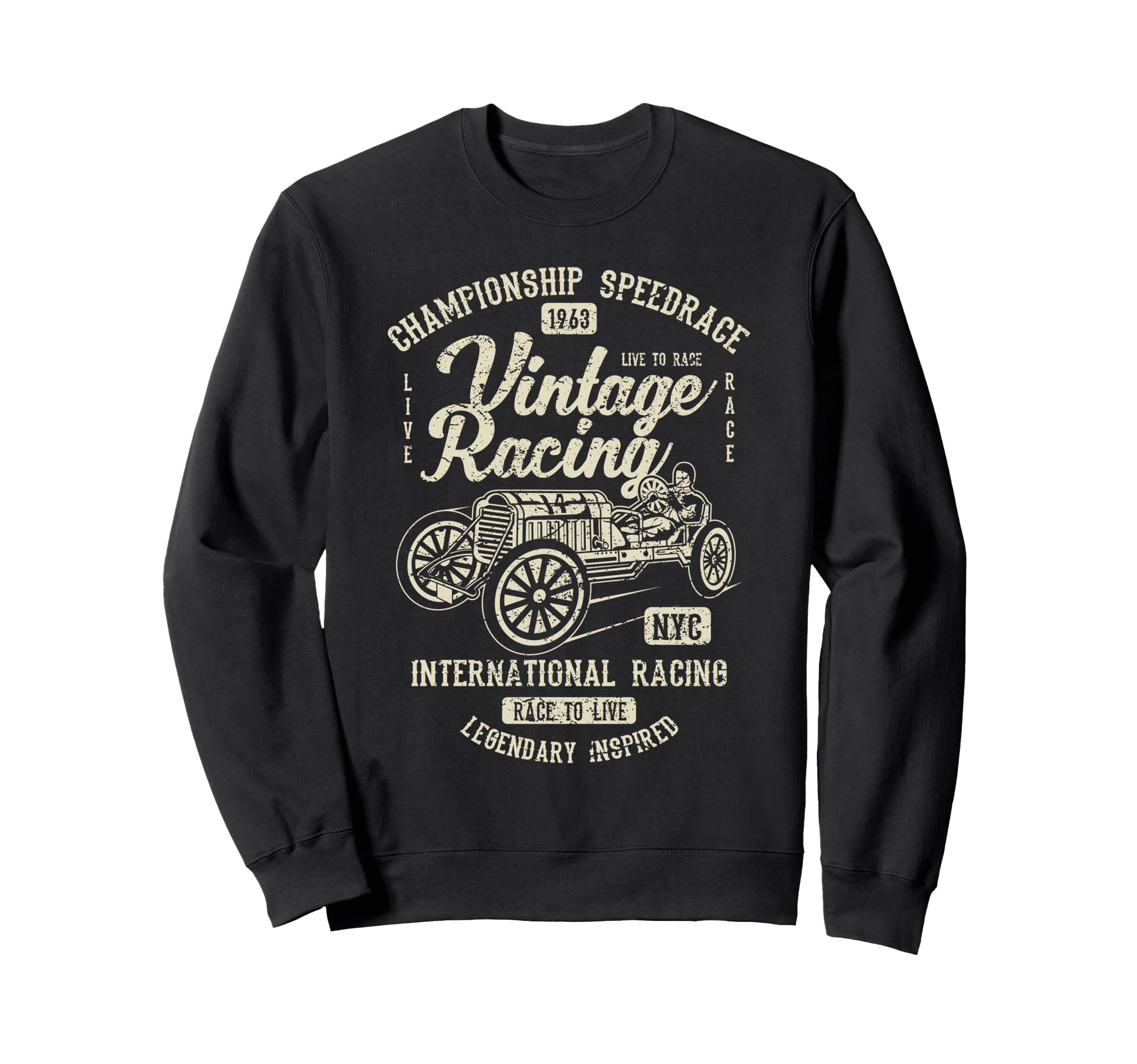 Racing Automotive Nostalgia Sweatshirt - Streetwear Style Men Women - T-Shirt, Sweatshirt, Hoodie