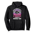 Never Underestimate Muscle Car Hoodie - Minimalist Print Unisex - T-Shirt, Sweatshirt, Hoodie