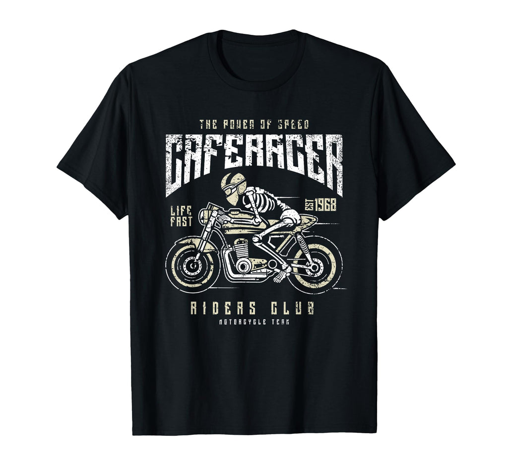 Cafe Racer Motorcycle Race T-Shirt - Casual Everyday Wear for Adults - T-Shirt, Sweatshirt, Hoodie