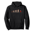 Theory Evolution Meditation Funny Hoodie - Casual Everyday Wear Men Women - T-Shirt, Sweatshirt, Hoodie