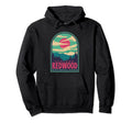 Redwood National Park Sunset Hoodie - Unique Graphic Unisex - T-Shirt, Sweatshirt, Hoodie