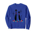 Atomic Era Mid Century Modern Cat Sweatshirt - Unique Graphic for Adults - T-Shirt, Sweatshirt, Hoodie
