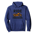 Feel Freedom Motorcycle Biker Rider Art Hoodie - Streetwear Style Men Women - T-Shirt, Sweatshirt, Hoodie