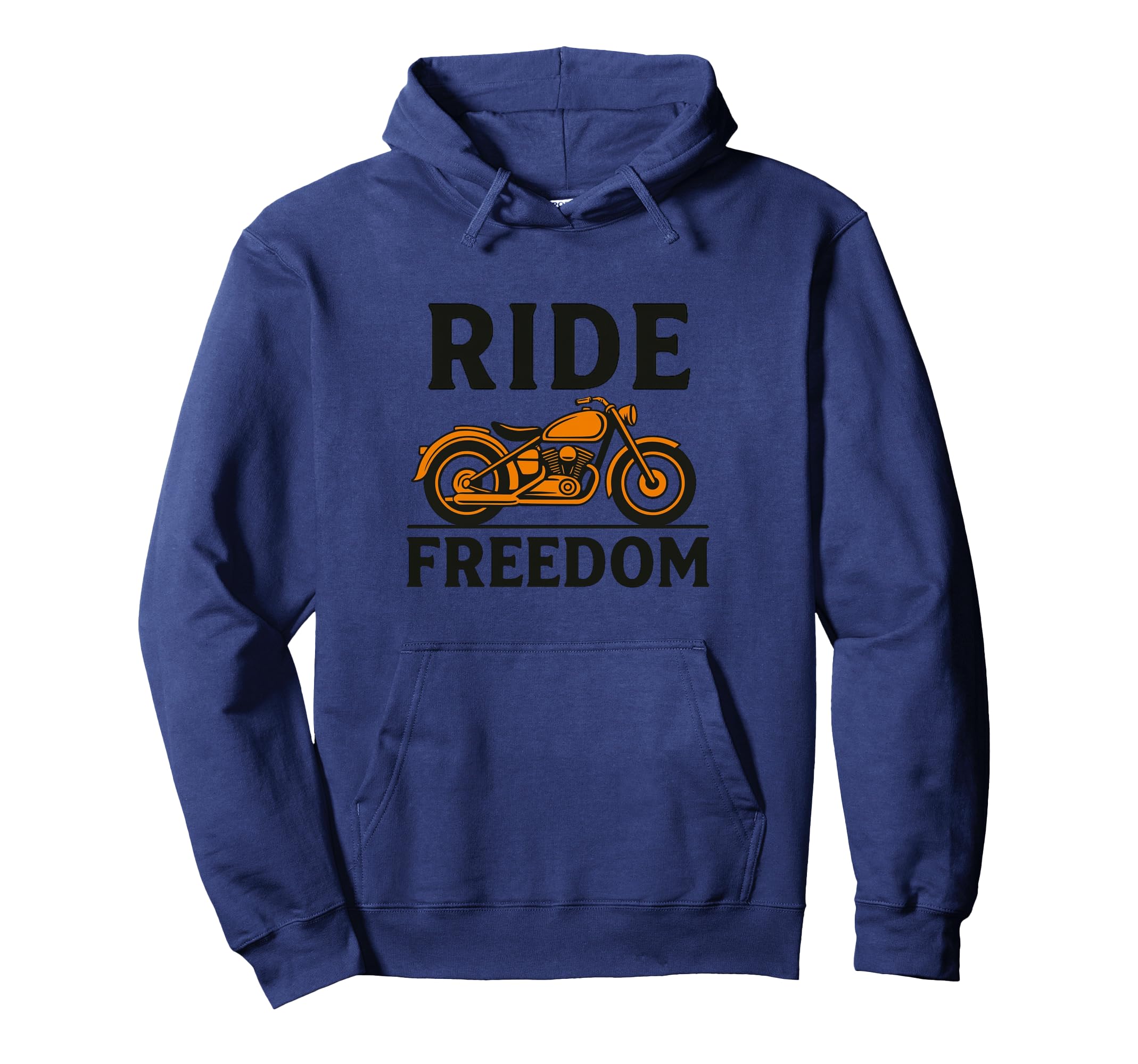Feel Freedom Motorcycle Biker Rider Art Hoodie - Streetwear Style Men Women - T-Shirt, Sweatshirt, Hoodie