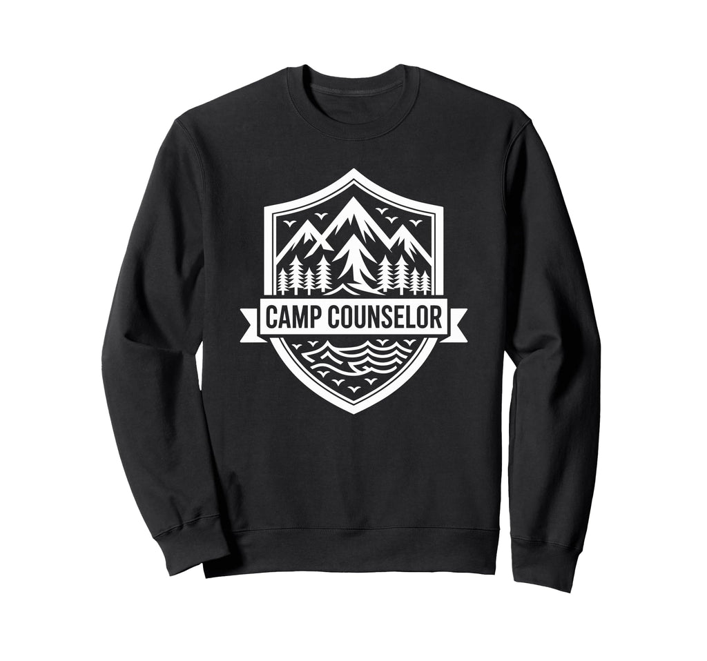 Camp Counselor Wilderness Sweatshirt - Fun Novelty Design for Adults - T-Shirt, Sweatshirt, Hoodie