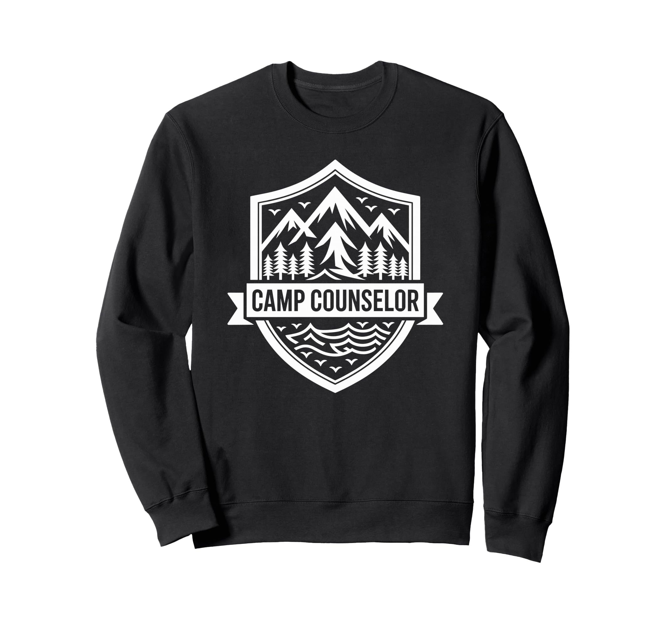 Camp Counselor Wilderness Sweatshirt - Fun Novelty Design for Adults - T-Shirt, Sweatshirt, Hoodie
