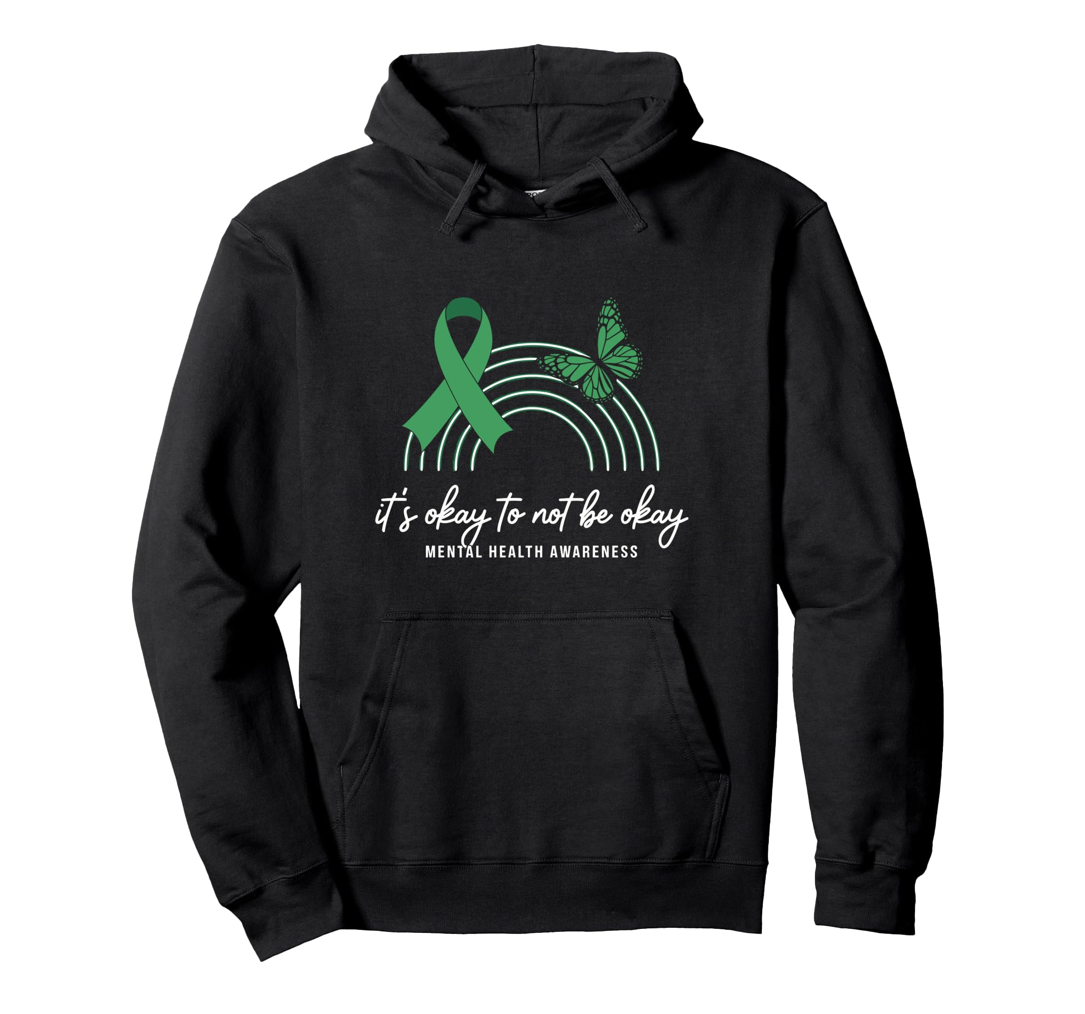 Its Okay To Be Not Okay Mental Health Hoodie - Trendy Graphic Unisex - T-Shirt, Sweatshirt, Hoodie