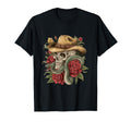 Aesthetic Western Skull Snake Cowboy T-Shirt - Graphic Print Men Women - T-Shirt, Sweatshirt, Hoodie