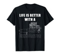 Life Is Better Carburetor Car Mechanic T-Shirt - Unique Graphic Men Women - T-Shirt, Sweatshirt, Hoodie