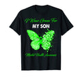 Butterfly I Wear Green My Son Mental T-Shirt - Unique Graphic Unisex - T-Shirt, Sweatshirt, Hoodie