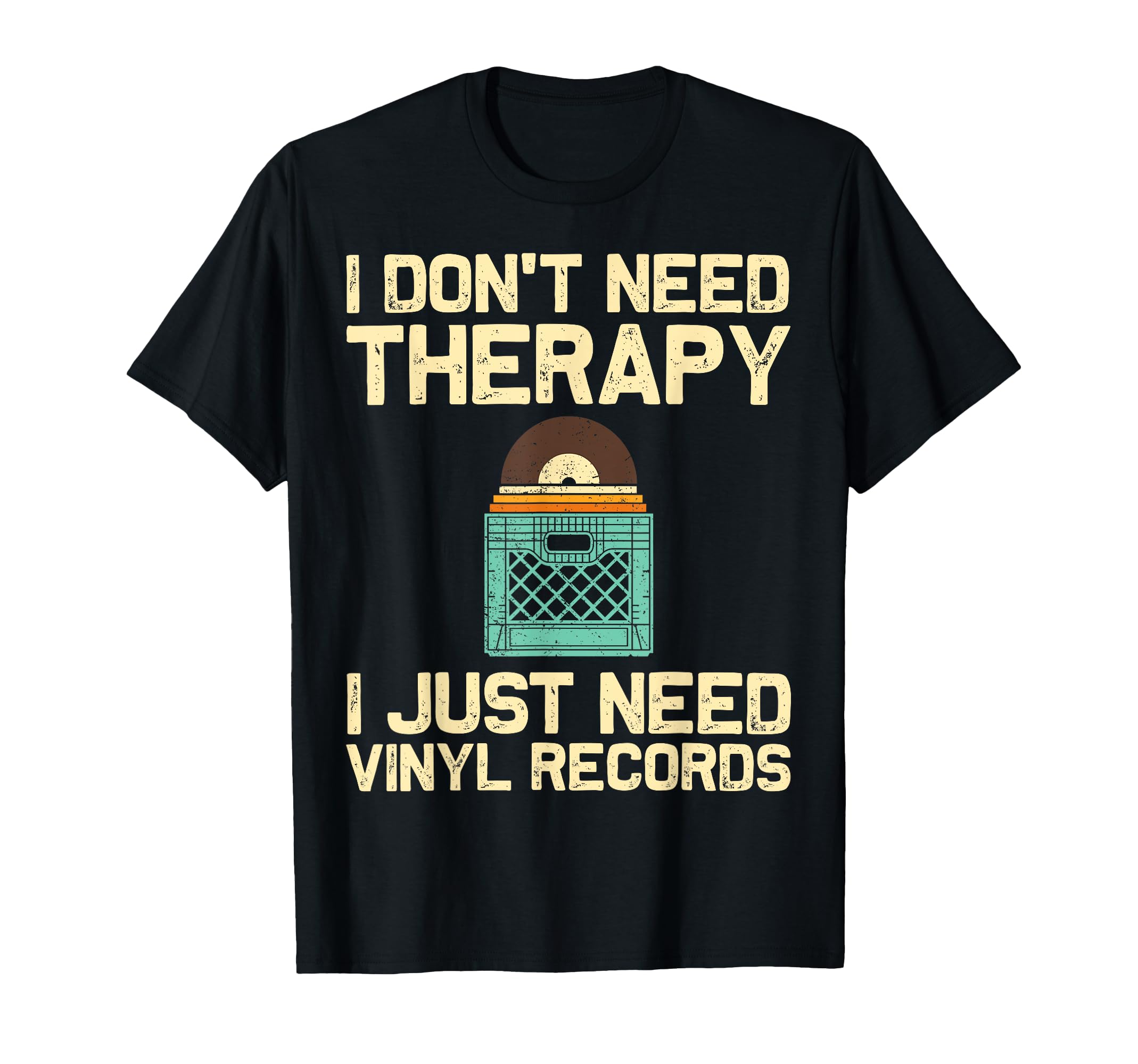 Vinyl Dj Vinyl Record Lovers Music Player T-Shirt - Custom Art Print Unisex - T-Shirt, Sweatshirt, Hoodie
