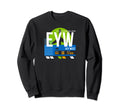 Key West Eyw Airport Code Travel Sweatshirt - Novelty Apparel for Adults - T-Shirt, Sweatshirt, Hoodie