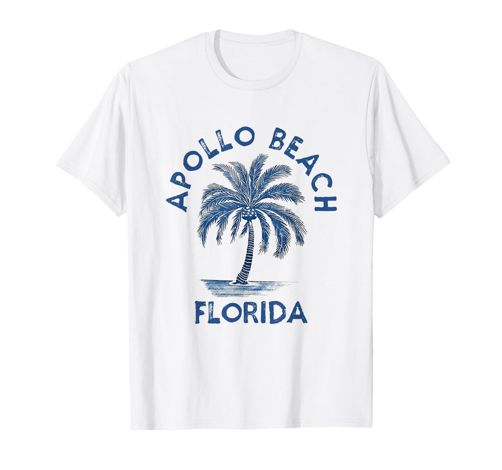 Apollo Beach Florida Palm Tree Fl T-Shirt - Graphic Print for Adults - T-Shirt, Sweatshirt, Hoodie