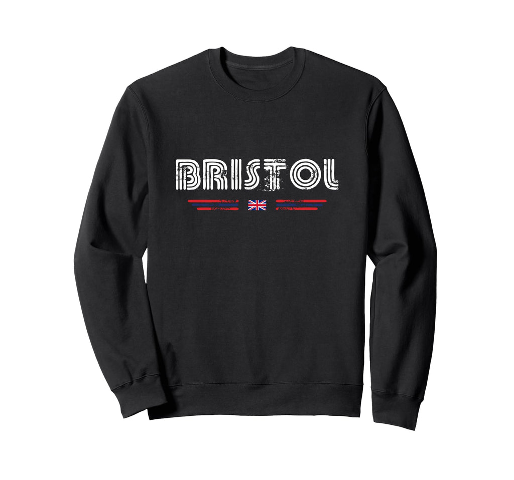 Bristol United Kingdom Uk 70S 80S Sweatshirt - Minimalist Print Men Women - T-Shirt, Sweatshirt, Hoodie