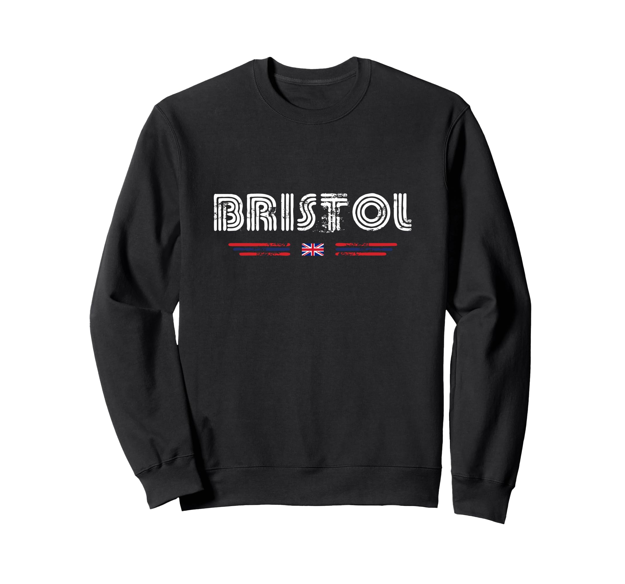 Bristol United Kingdom Uk 70S 80S Sweatshirt - Minimalist Print Men Women - T-Shirt, Sweatshirt, Hoodie