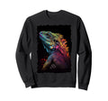 Iguana Reptile Lizard 70S Sweatshirt - Aesthetic Graphic Men Women - T-Shirt, Sweatshirt, Hoodie