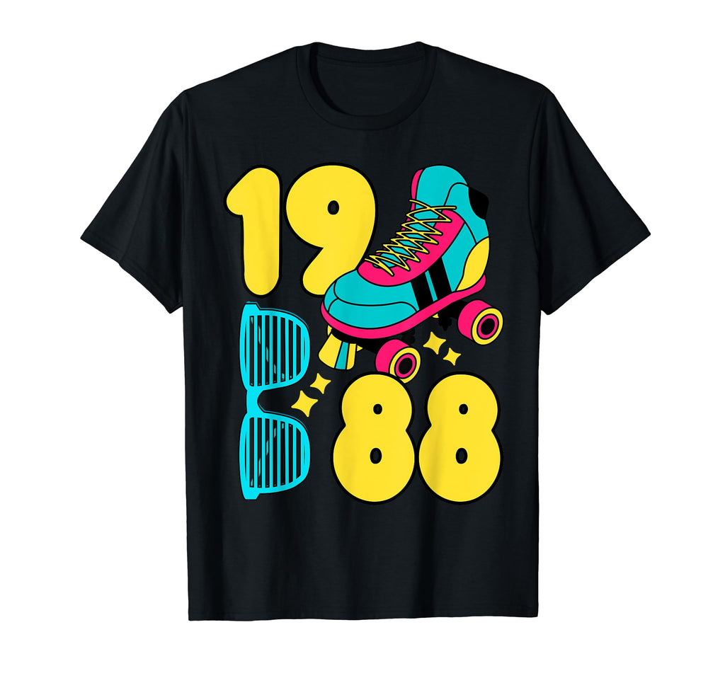 1988 Roller Rink 80S Night T-Shirt - Aesthetic Graphic for Adults - T-Shirt, Sweatshirt, Hoodie