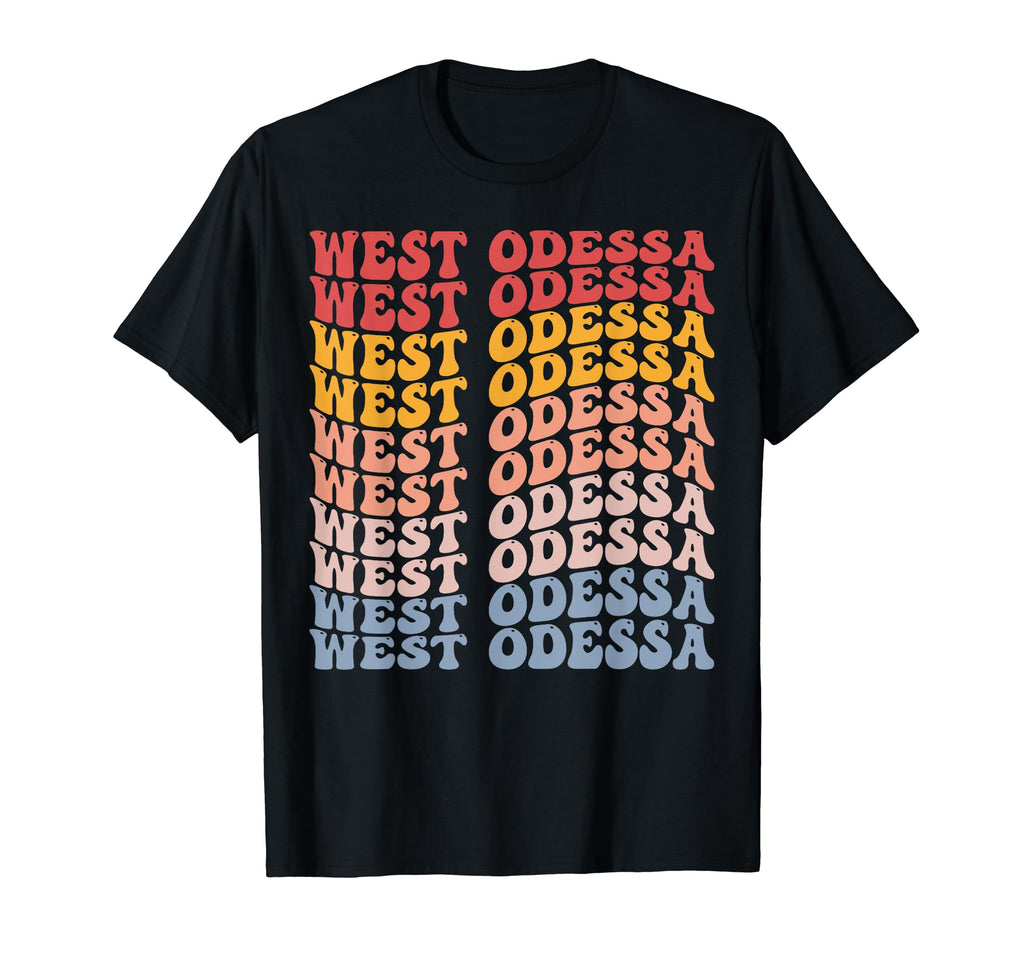 West Odessa City Groovy T-Shirt - Casual Everyday Wear Unisex - T-Shirt, Sweatshirt, Hoodie