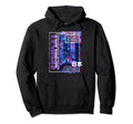 Sendai City 80S Synthwave Skyline Japan Hoodie - Unique Graphic for Adults - T-Shirt, Sweatshirt, Hoodie