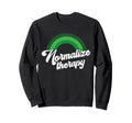 Green Rainbow Mental Health Sweatshirt - Trendy Graphic for Adults - T-Shirt, Sweatshirt, Hoodie