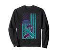 American Flag Ribbon Suicide Sweatshirt - Fun Novelty Design Men Women - T-Shirt, Sweatshirt, Hoodie