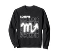 Scorpio Zodiac Typography Astrology Sweatshirt - Minimalist Print Unisex - T-Shirt, Sweatshirt, Hoodie