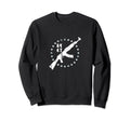 Ak 47 Distressed Rifle Sweatshirt - Novelty Apparel Unisex - T-Shirt, Sweatshirt, Hoodie