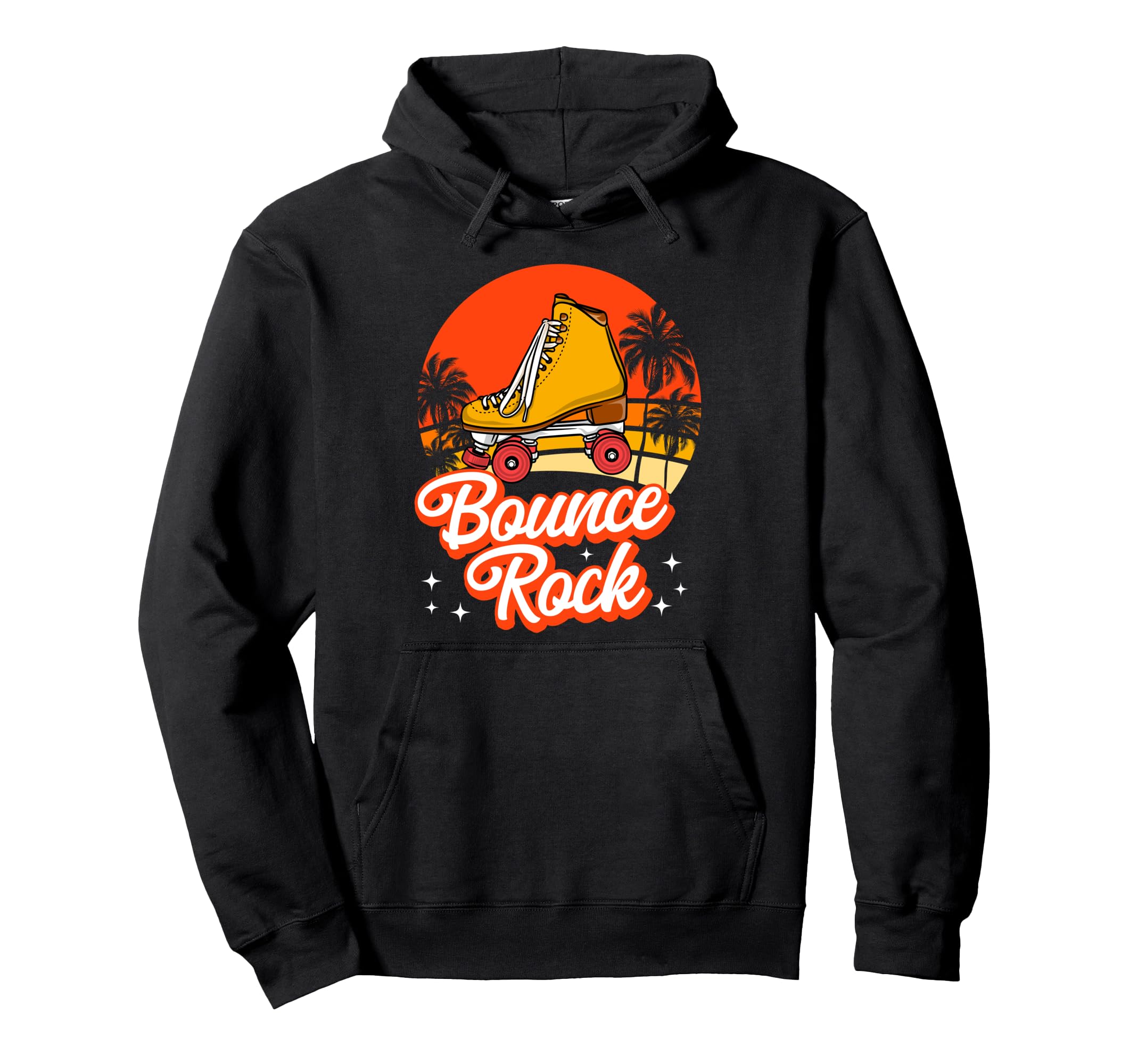 Roller Skating Skate 1970S Beach Hoodie - Trendy Graphic Men Women - T-Shirt, Sweatshirt, Hoodie