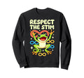 Respect Stim Infinity Frog Sweatshirt - Minimalist Print Men Women - T-Shirt, Sweatshirt, Hoodie