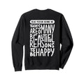 Dear Person Behind Me Positive Sweatshirt - Fun Novelty Design for Adults - T-Shirt, Sweatshirt, Hoodie