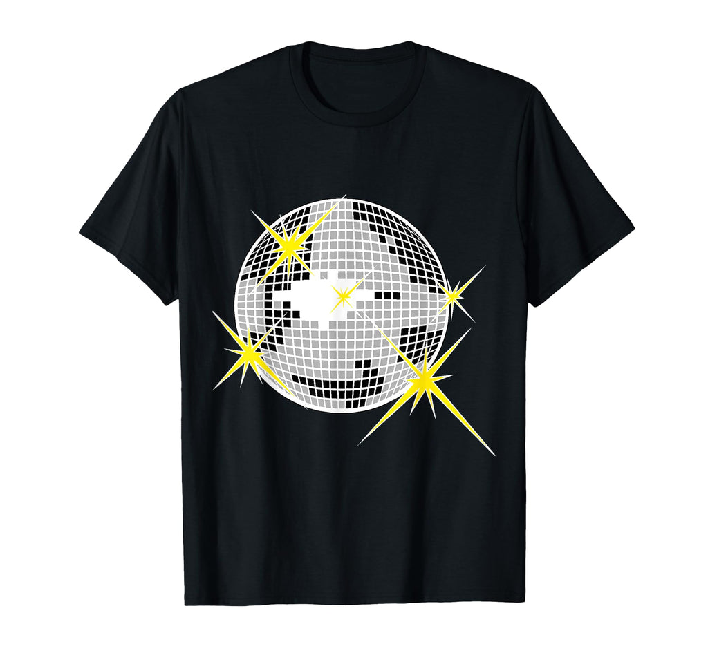 Aesthetic 80S Pixelated Disco Ball Party T-Shirt - Trendy Graphic Unisex - T-Shirt, Sweatshirt, Hoodie