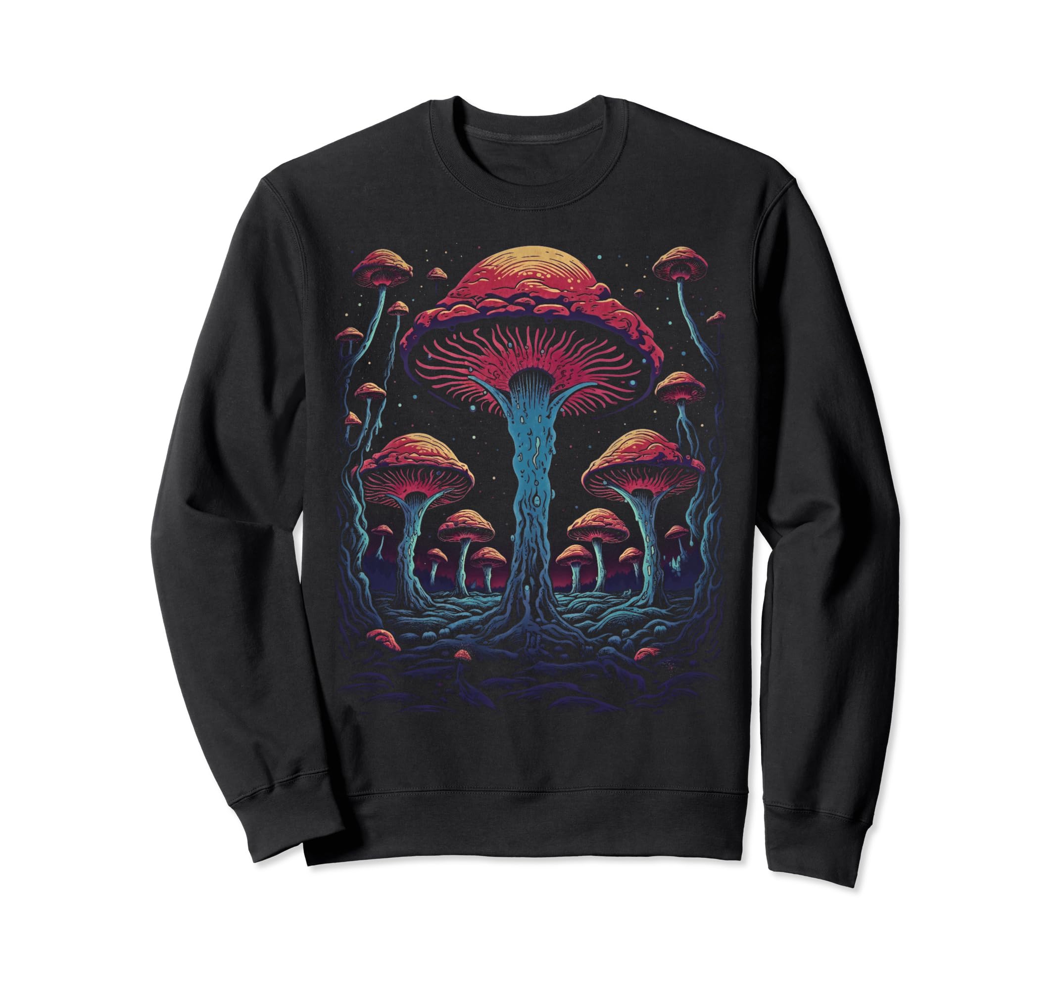 Mushroom 70S 80S Art 87 Sweatshirt - Aesthetic Graphic for Adults - T-Shirt, Sweatshirt, Hoodie